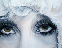 The Study of Lady GaGa Original Oil Painting