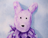 Handmade Bunny Original Painting