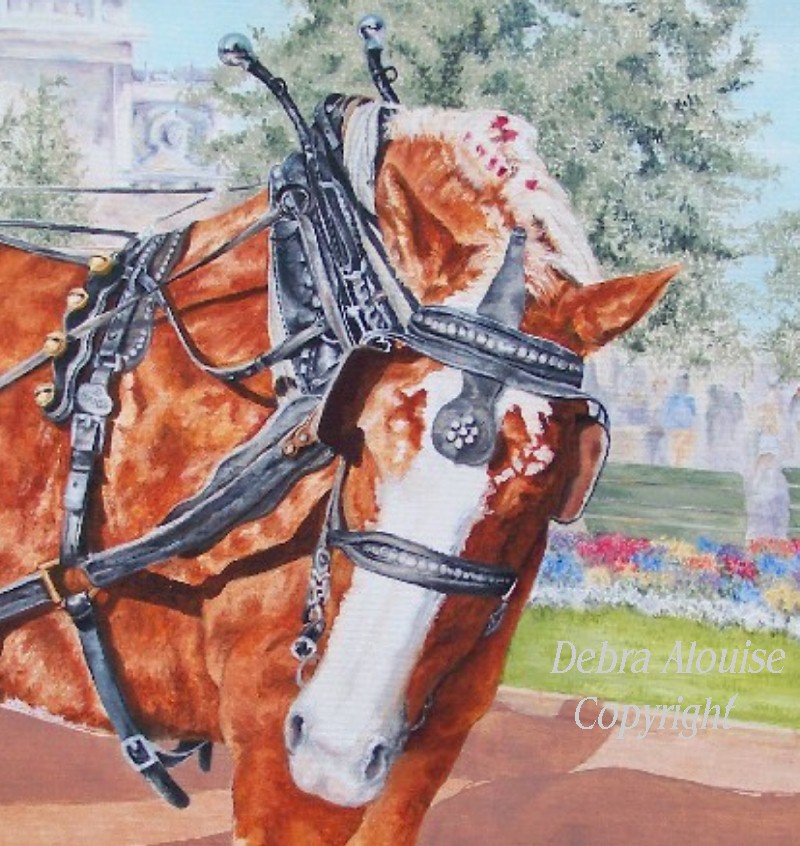 Print of Disneyland Horse Art