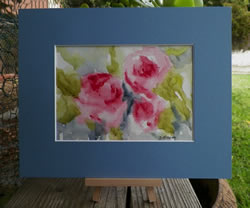 Garden Hydrangea Watercolor Painting