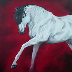 Noble Horse Original Oil Painting