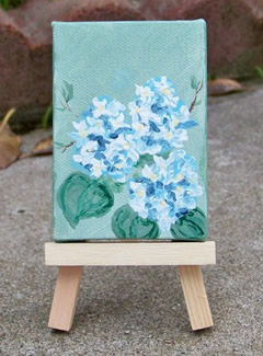 Hydrangea Original Acrylic Painting