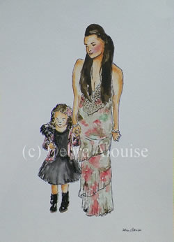 Kyle Richards Watercolor Painting