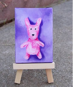 Kids Room Bunny Painting