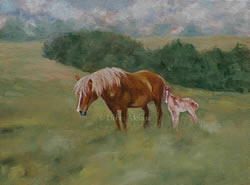 Equine Original Oil Painting