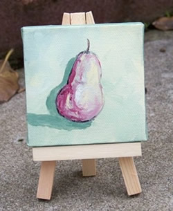 Pear Original Acrylic Painting