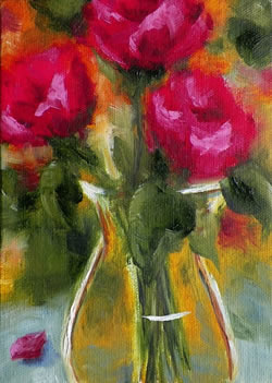 Roses Oil Painting