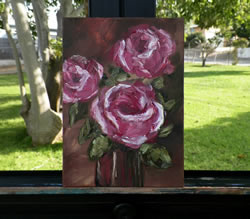 Roses Original Oil Painting