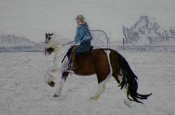 Noble Horse Original Oil Painting