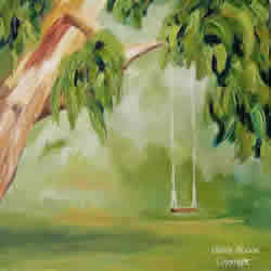 Tree Swing Original Oil Painting