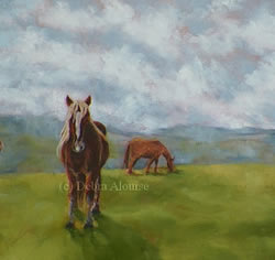 Equine Original Oil Painting