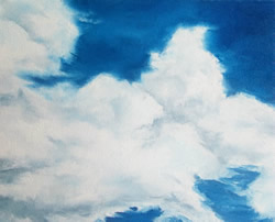 Clouds Original Oil Painting