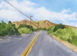 Road to Friends House Original Oil Painting