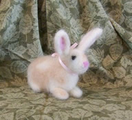 Photo of long eared wool bunny